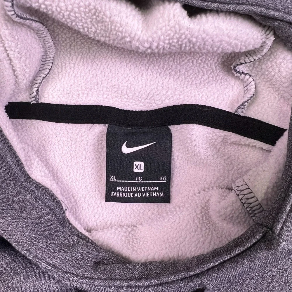 Nike Mens Dark Gray Long Sleeve Training Pullover Hooded Sweatshirt Size‎ XL